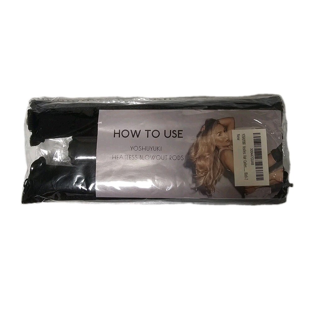 YOSHUYUKI Velvet Heatless Blowout Rods 3-Piece Set Hair Rollers No-Heat Curls